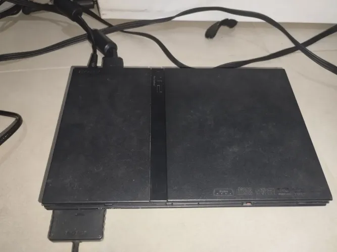 PS2 slim leitor 100% controle e memory card