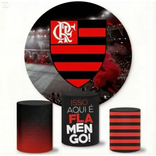 Alugo esse kit de cubus do flamengo para ele e para elas.