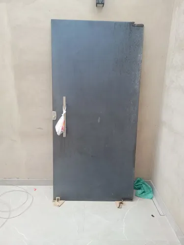 Vendo porta de vidro fumê jateado