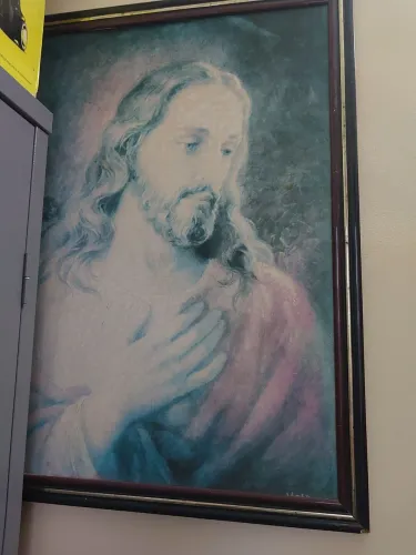QUADRO ANTIGO JESUS CRISTO. RARIDADE. 