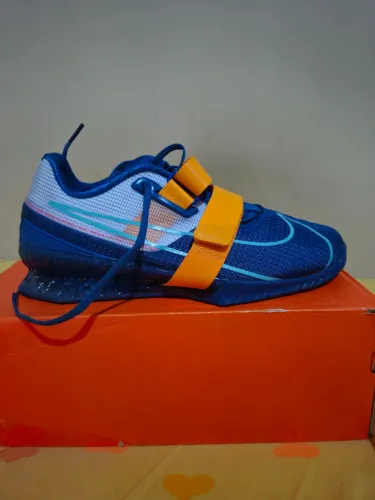 Nike Romaleos Azul/Laranja Tamanho 42BR