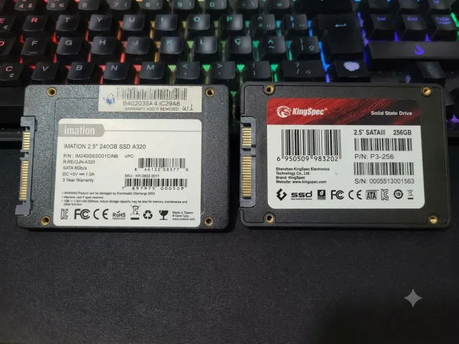 Dois SSD 500GB Total