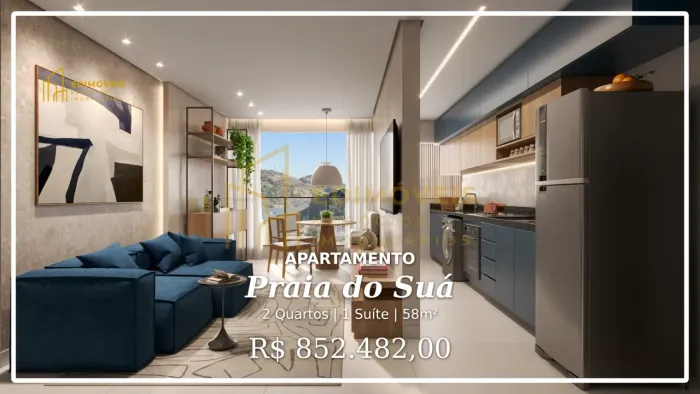 Conforto e Mobilidade: Apartamento de 2 Quartos na Praia do Suá