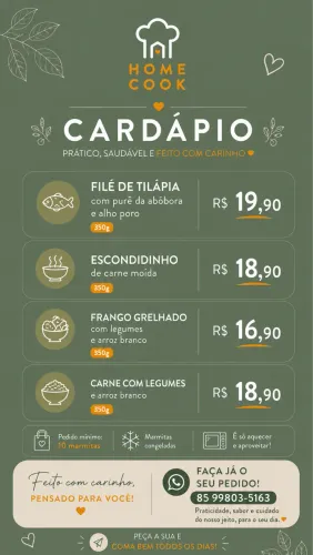 Marmitas congeladas