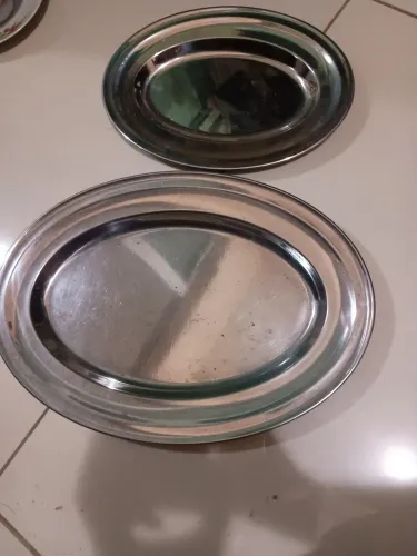 Bandejas inox 2 unidades