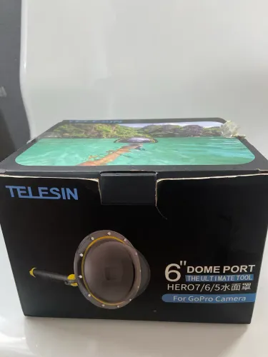 Tele sim dome Port para fotos lindas sobre a água
