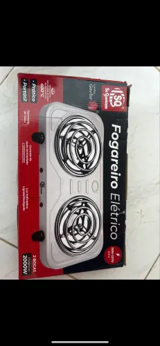 Fogão elétrico espiral 2 bocas 190R$