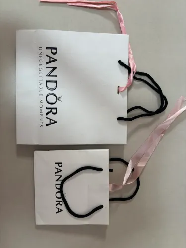 Kit 2 sacolas da Pandora originais 
