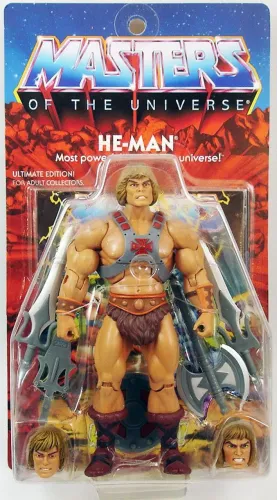 Boneco Ultimate He-Man Masters of the Universe Super7 Novo LEIA