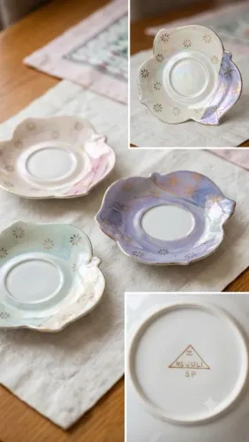 Trio De Pires Antigos Porcelana Zappi Madrepérola Furtacor