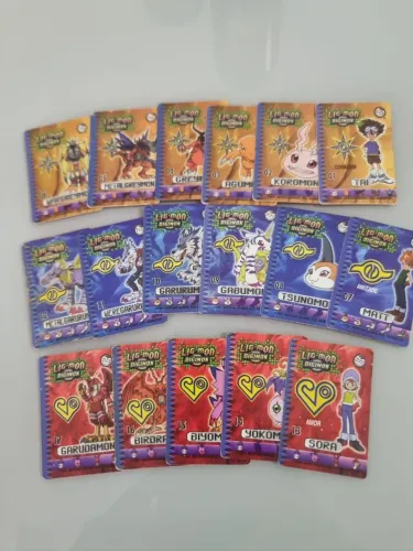 TAZOS DIGIMON COMPLETO
