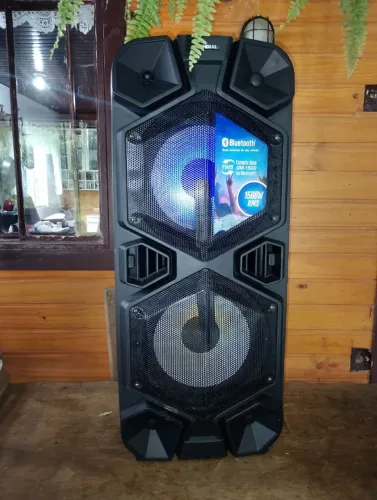 Caixa de Som 1500w Mundial Torre Sub 12" nova