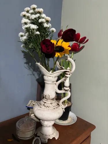 Vaso de plantas de cerâmica 