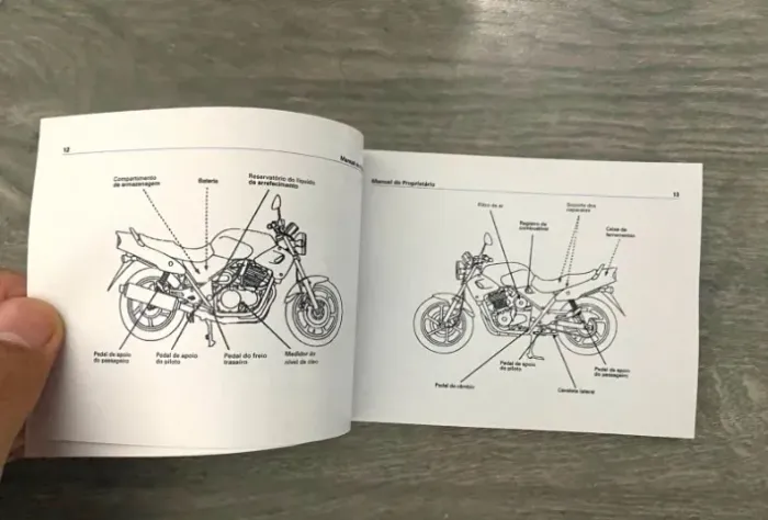 Manual do Proprietario Antiga CB 500 ano 1998 a 2005