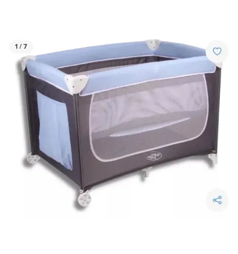 Berço Portátil Desmontável Confort Baby Style com 2 Alturas Mosquiteiro Colchonete e Bolsa