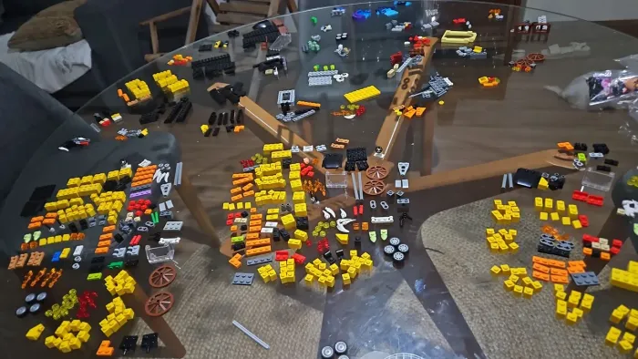 Lote de peças originais lego( 1000 peças)