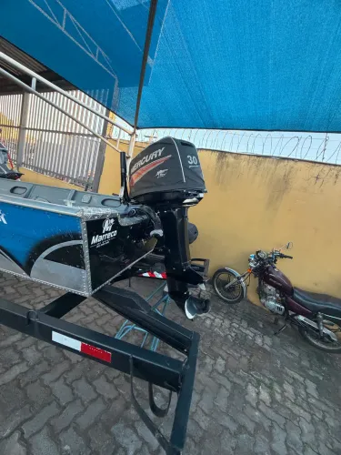 Conjunto canoa motor 30 marreco