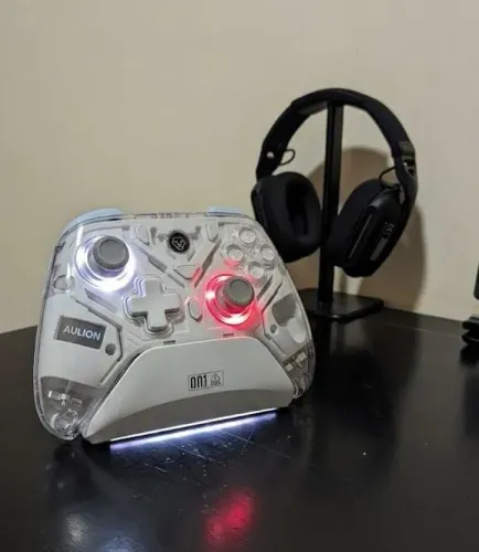 Controle Gamer Sem Fio AoLion K10 com Base - Novo e Lacrado