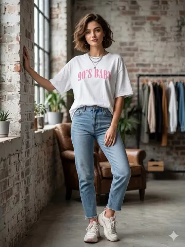 Camisetas Oversize com estampa - Tamanho P/36 - Cor Branca - completamente nova