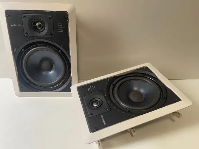 Par De Caixa De Embutir Polk Audio Rc65i 2 Vias Cor Branco