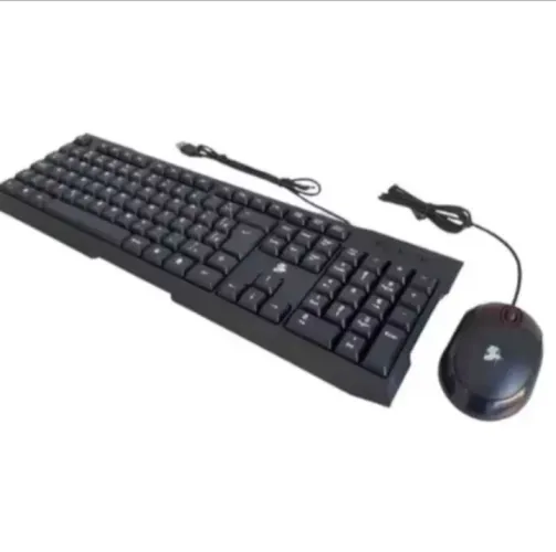 Teclado+mouse ambos com fio