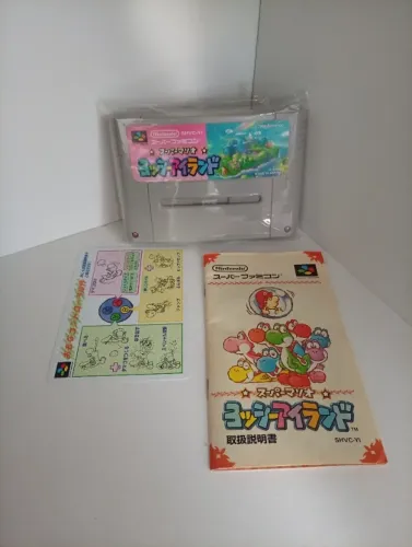 YOSHI ISLAND ORIGINAL SALVANDO COM MANUAL E ENCARTE