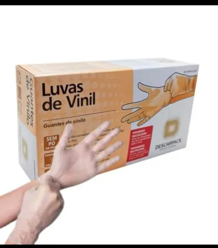 Luvas vinil M , G