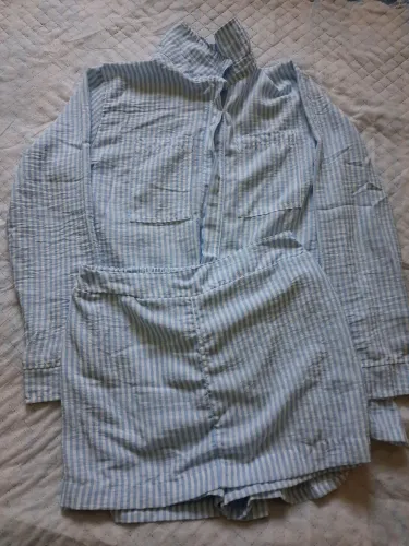 Conjunto camisa e short saia