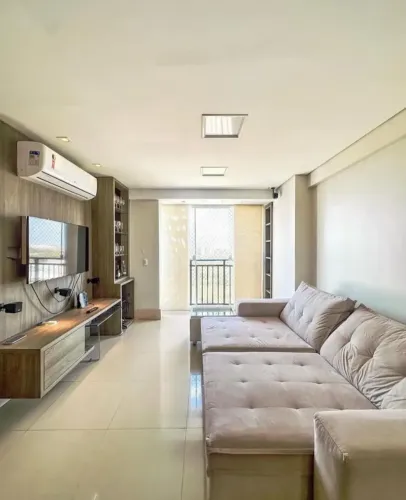 DUBAI RENASCENÇA | PORTEIRA FECHADA | 77m² | 2 SUÍTES + ESCRITÓRIO | ANDAR ALTO | 2 VAGAS