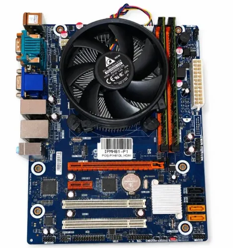 kit Placa mãe 1150 + i3 4160 + 4gb (2x2) 1333 Mhz + cooler