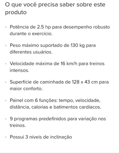 ESTEIRA DREAM FITNEES CONCEPT 2.5