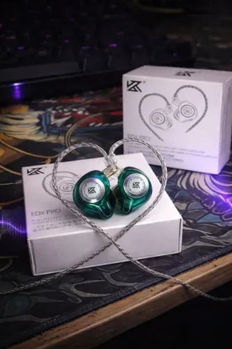 Fone KZ EDX Pro X - Áudio Profissional e Cabo Destacável (NOVO)
