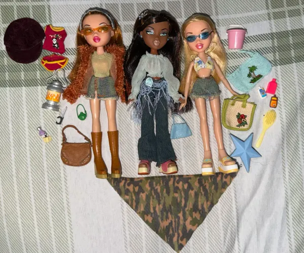 Bratz Lote Meygan, Sasha e Cloe (ler descrição)