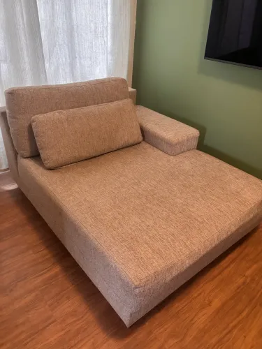Sofá Chaise LISBOA em Linho