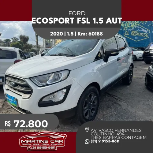 Ford Ecosport Freestyle 1.5 12V Flex 5P Aut. 2020