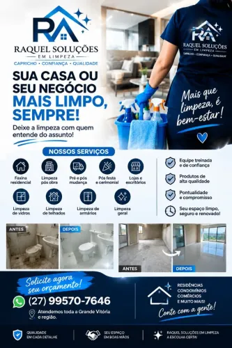 Limpeza pós obra e faxina