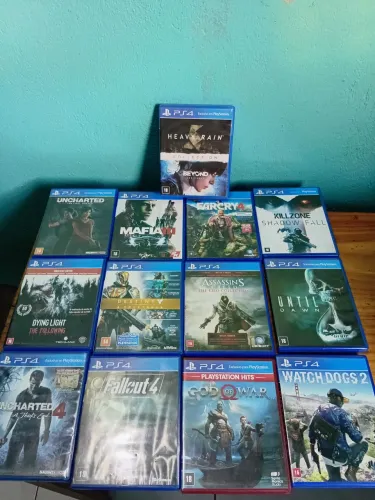 Pack de 16 jogos para o playstation 4