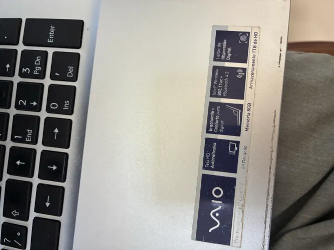 Notebook VAIO CORE I7