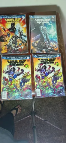 HQ Liga da Justica America - Lote com 6 Revistas - DC Renascimento
