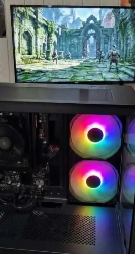 PC Gamer Aquário Ryzen 7 5700G / 16GB RAM / SSD 1TB