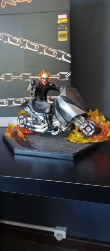 Motoqueiro fantasma iron studios exclusivo ccxp