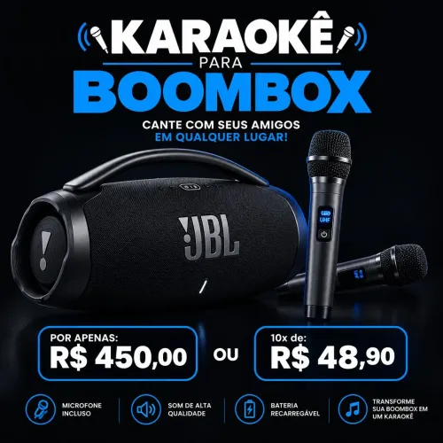Microfone para Boombox