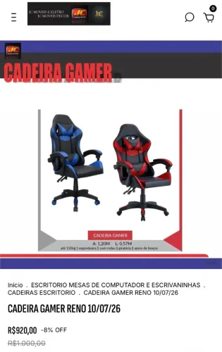 CADEIRA GAMER