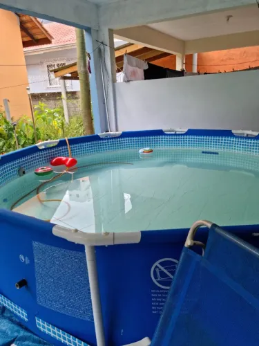 Piscina Intex Estrutural 5000l Azul 3,66m Com Acessórios