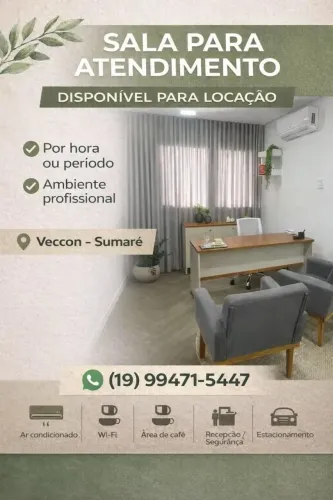 Sala/Conjunto para aluguel com 30 metros quadrados em Jardim Marchissolo - Sumaré - São Pa