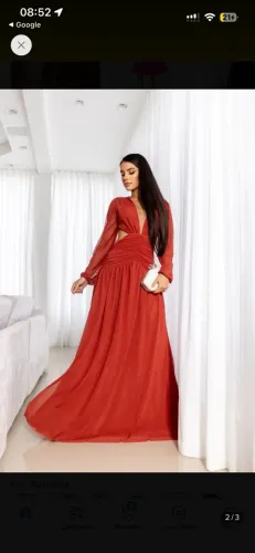 Vestido longo de festa