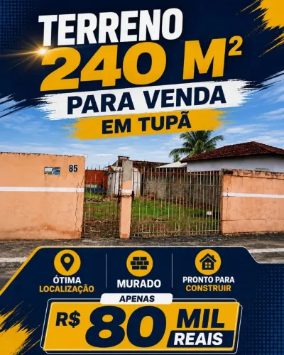 Terreno pronto para construir