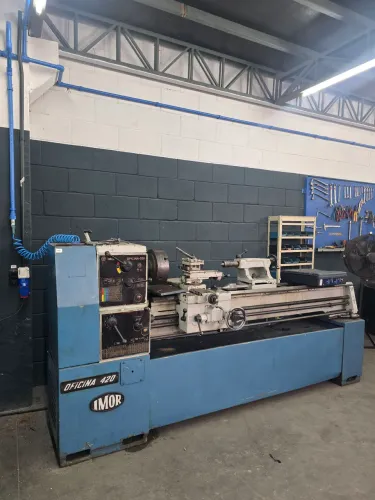 Torno imor oficina 420 1.5mt barramento
