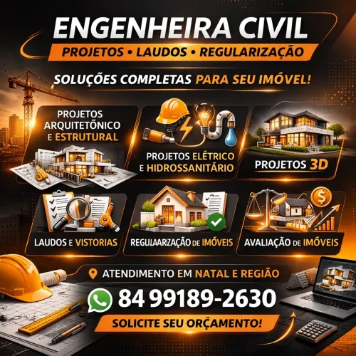 PROJETOS, LAUDOS E REGULARIZAÇÃO