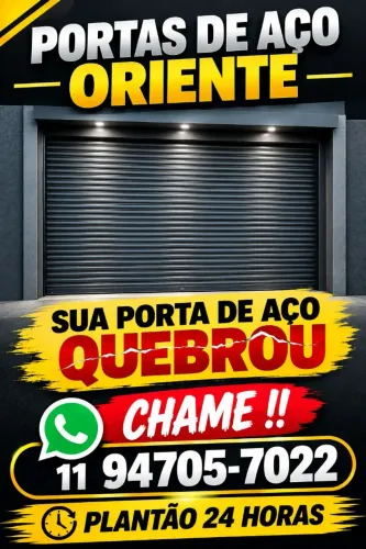 9.4705.7022 SUA PORTA DE ENROLAR QUEBROU, CHAME !!!